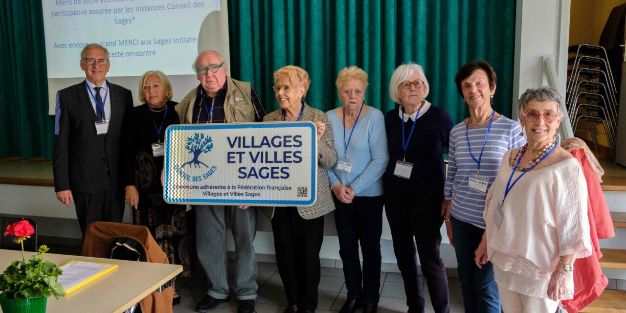 Remise du panneau d’entrée de ville à Colmar (68)